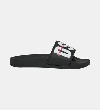 Mules slide avec logo - Dsquared2 - Noir