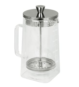 Cafetière à piston en verre double paroi - Robusta, 5 tasses - Cristel - Verre transparent
