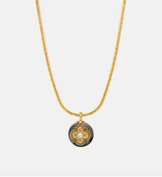 Collier pendentif   - Positano - Satellite - Gris