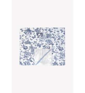 Parure de lit - Imprimé inspiration Toile de Jouy - Tartine Et Chocolat - Marine