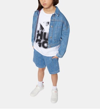Bermuda in jeans - Hugo Kids - Bleu