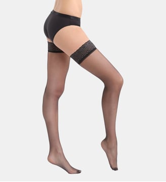 Bas Up Beauty Voile Brillant 15D - Dim - Noir