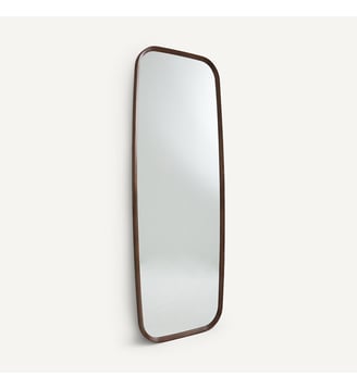 Miroir XXL noyer massif H180 cm AM.PM