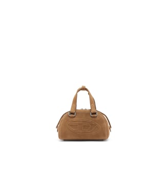 1DR Dome-Mini sac bowling en daim - Diesel - Beige