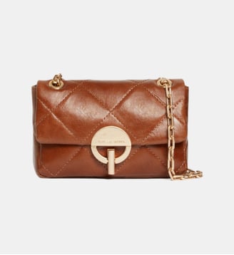 Petit Sac Moon En Cuir - Vanessa Bruno - Havane