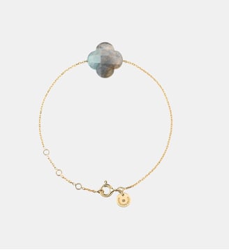 Bracelet, labradorite, or jaune - Morganne Bello - Or jaune