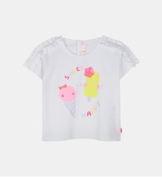 T-shirt manches courtes - Billieblush - Blanc