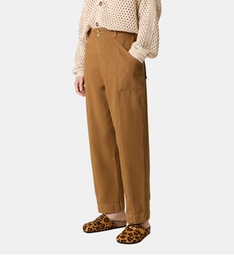 Pantalon Piala PLN - Leon & Harper - Mustard