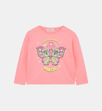 T-shirts à manches longues - Billieblush - Pêche