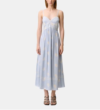 Robe à bretelles fluide - Claudie Pierlot - Print clair