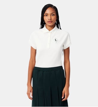 Polo fabriqué en France slim fit - Lacoste - Blanc