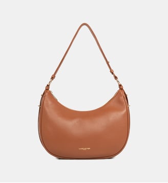Grand sac besace Milano Aria cuir - Lancaster - Camel