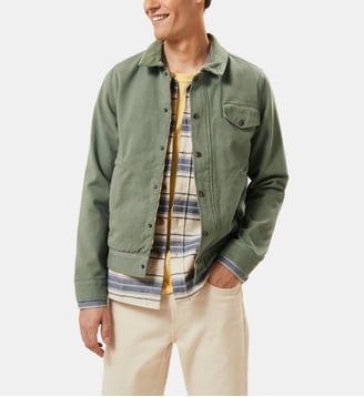 Blouson en velours - Faguo - Vert