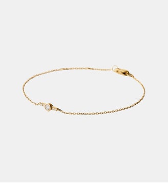 Bracelet en or jaune 9K avec diamants - Aristocrazy - Or