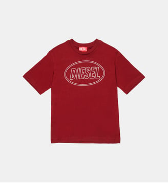 T-shirt avec logo - Diesel Kids - Bordeaux