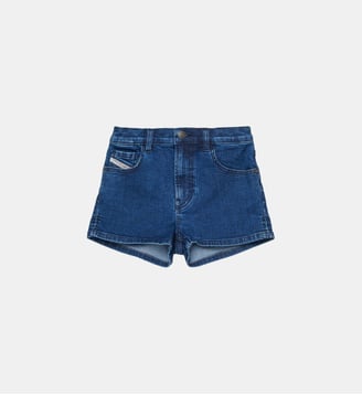 Short en denim - Diesel Kids - Denim bleu
