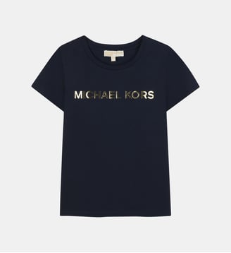 T-shirt manches courtes - Michael Kors Kids - Bleu cargo