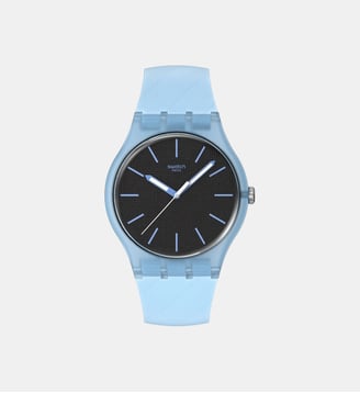 Montre Essentials Bleu foncé SO29L101 - Swatch - Bleu