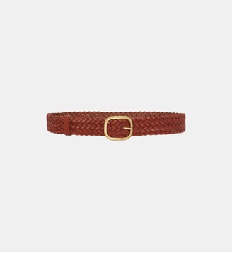 Ceinture tressée en cuir - AMARA - Gerard Darel - Tan