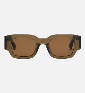 Lunettes De Soleil 75001 En Acétate unisexes - AMI Paris - Kaki foncé