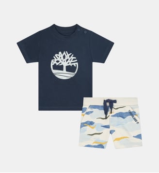 Ensemble T-shirt et short - Timberland - Beige clair
