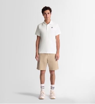 Polo manches courtes elbin col polo coupe ajustée - Fusalp - Flocon