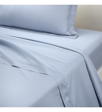Drap plat en satin Yves Delorme