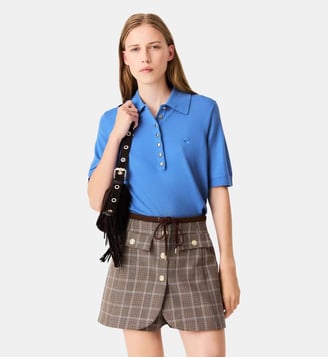 Short tailleur trompe-l’œil - Maje - Marron