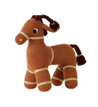 Peluche en coton motif animal - OYOY - Marron