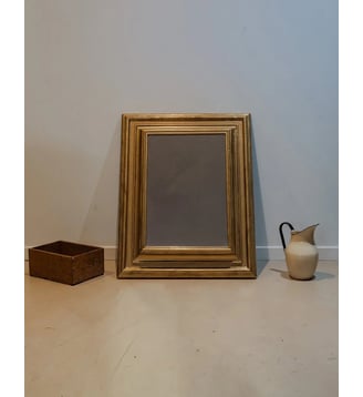 Miroir doré Georges N°1162- Produit chiné - Debongout - Doré