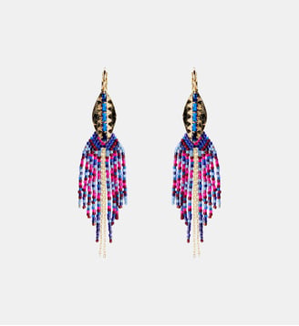 Boucles d'oreilles pendantes avec perles AROMA - Hipanema - Indigo