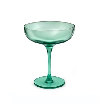 Eyden - Lot de 4 coupes à champagne 17 cl - Couzon - Vert