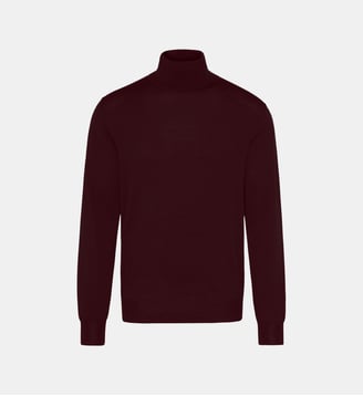 Pull col roulé regular Francis - Digel - Merlot