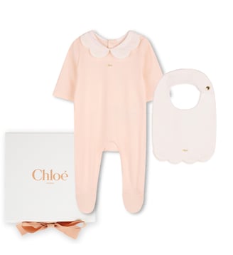 Ensemble pyjama et bavoir - Chloe Kids - Églantine