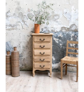 Semainier en bois clair Valery N°153- Produit chiné - Debongout - Bois clair