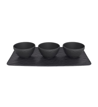Set coupelle Dip 4 pcs - Villeroy & Boch - Noir