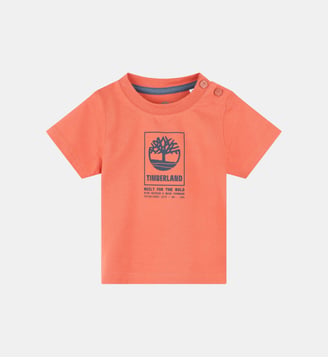 T-shirt pressionné - Timberland - Baie d'hiver délavée