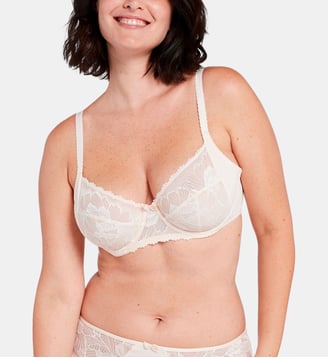 Soutien-gorge emboîtant Capucine - Sans Complexe - Rose et blanc
