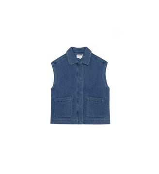 Veste col chemise imprimé jacquard VAYA - La Petite Etoile - Double wash