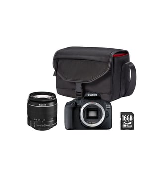 Appareil photo Reflex EOS 2000D+EF-S 18-55 IS II+Etui+SD16Go - Canon - Standard