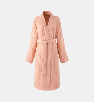 Peignoir long en coton Desforges