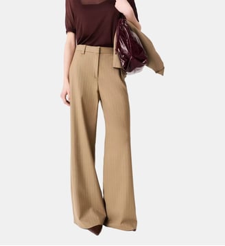 Pantalon de tailleur - Maje - Beige