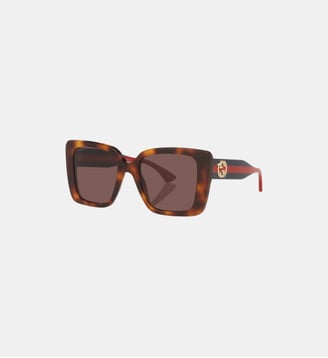 Lunettes de soleil Rectangulaire GG1861S - Gucci - Écaille