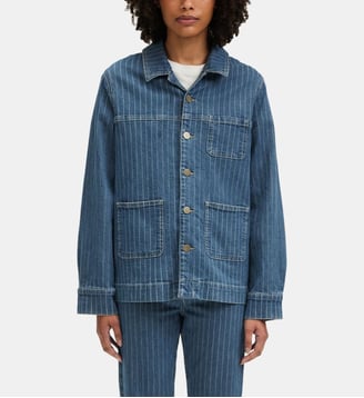 surchemise en denim rayée - remie - Pablo - Jean