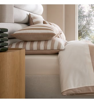 Taie d'oreiller percale de coton AM.PM