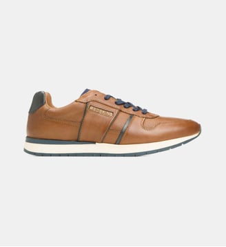 Baskets AFFAIRO Cuir - Redskins - Cognac