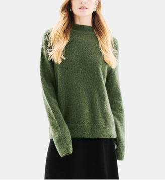 Pull marianno - Motif uni - Coupe droite - Caroll - Vert