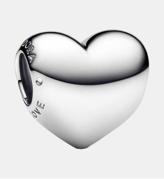 Charm Cœur Gravable Be Love - Pandora - Argenté