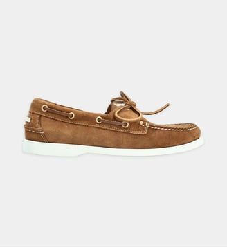 Chaussures bateaux newport - cuir lisse - Fairmount - Marron