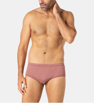 Slip taille haute fermé  MOTIFS - Eminence - Orange